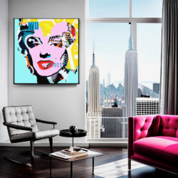 Marilyn's Watchful Face