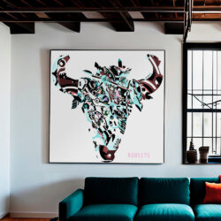 Mecha Cubist Cattle Contours